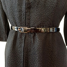 Charger l'image dans la galerie, 1950s 1960s - Elegant Textured Rayon Front Zipper Dress - W32 (82cm)