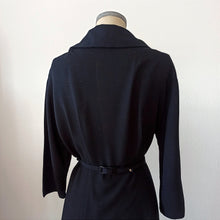 Charger l'image dans la galerie, 1950s - Gorgeous Flecked Gab Rayon Buckle Back Dress - W38 (96cm)