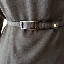 Charger l'image dans la galerie, 1950s - Gorgeous Flecked Gab Rayon Buckle Back Dress - W38 (96cm)