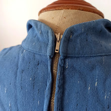 Charger l'image dans la galerie, 1940s - Ultragorgeous Flecked Teal Wool Dress - W37 (94cm)