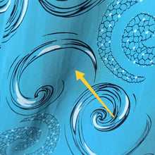 Load image into Gallery viewer, 1940s - Spectacular German Teal Silk Printed Dress - W39 (100cm)