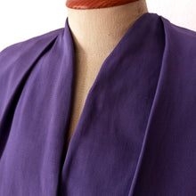 Cargar imagen en el visor de la galería, 1940s - Spectacular Purple Taffeta Dress - W28.5 (72cm)