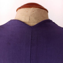 Cargar imagen en el visor de la galería, 1940s - Spectacular Purple Taffeta Dress - W28.5 (72cm)