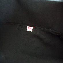 Charger l'image dans la galerie, 1950s - FRENCH DEADSTOCK - Black Rayon Blouse - Sz. 42