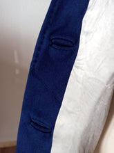 Cargar imagen en el visor de la galería, 1940s 1950s - Elegant Navy Blue Wool Winter Jacket