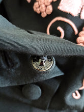 Charger l'image dans la galerie, 1940s 1950s - EUREKA, USA - Stunning Pink & Black Grapes Dress - W35 (88cm)