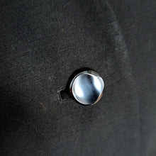 Cargar imagen en el visor de la galería, 1940s - Superb Velvet Pockets Black Gab Rayon Dress - W36 (92cm)