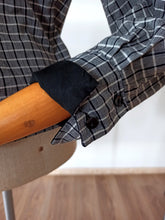 Charger l'image dans la galerie, 1940s 1950s - UNWORN - Gorgeous Plaid Cotton Blouse - Sz. 42