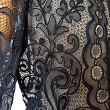 Cargar imagen en el visor de la galería, 1930s - Outstanding Handmade Pure Silk Lace Duster