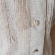 Cargar imagen en el visor de la galería, 1940s 1950s - Gorgeous Textured Silk Blouse - Sz 46