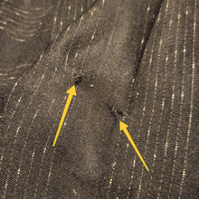 Carica l'immagine nel visualizzatore di Gallery, 1940s 1950s - Fabulous Black Flecked Wool Rayon Blouse - W39 (100cm)