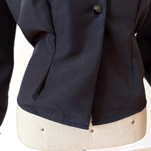 Charger l'image dans la galerie, 1950s - CHABOUD, France - Stunning Black New Look Blouse - W34.5 (88cm)