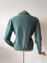 Charger l'image dans la galerie, 1950s - PRINGLE, Scotland - Gorgeous Light Blue Wool Sweater