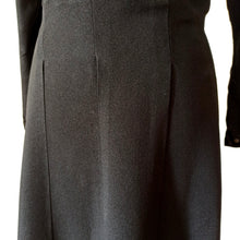 Load image into Gallery viewer, 1930s 1940s - Superb Black Crepe Dress - W35 (90cm)