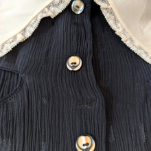 Cargar imagen en el visor de la galería, 1930s - Gorgeous Textures Art Deco Dress - W34 (86cm)