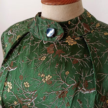 Cargar imagen en el visor de la galería, 1940s 1950s - Outstanding Beauty Embroidered Dress - W27.5 (70cm)
