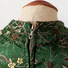 Cargar imagen en el visor de la galería, 1940s 1950s - Outstanding Beauty Embroidered Dress - W27.5 (70cm)