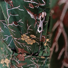 Cargar imagen en el visor de la galería, 1940s 1950s - Outstanding Beauty Embroidered Dress - W27.5 (70cm)