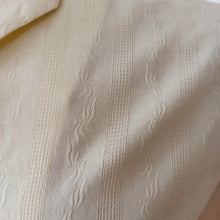 Cargar imagen en el visor de la galería, 1940s 1950s - Gorgeous Vanilla Cotton Blouse - Sz.44