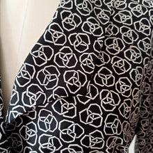 Charger l'image dans la galerie, 1950s 1960s - GFI, Paris - Fabulous Geometric Belted Blouse - Sz.48