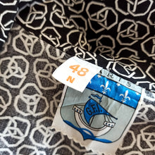 Charger l'image dans la galerie, 1950s 1960s - GFI, Paris - Fabulous Geometric Belted Blouse - Sz.48