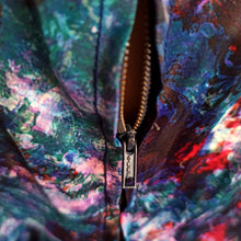 Charger l'image dans la galerie, 1950s - Stunning Abstract Satin Silk Dress - W36 (92cm)