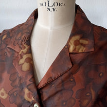 Charger l'image dans la galerie, 1950s 1960s - TERGAL, France - Gorgeous Abstract Dress - W42 (106cm)