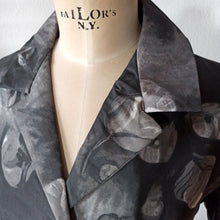 Charger l'image dans la galerie, 1950s 1960s - TERGAL, France - Stunning Grey Abstract Dress - W42 (106cm)