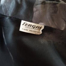Charger l'image dans la galerie, 1950s 1960s - TERGAL, France - Stunning Grey Abstract Dress - W42 (106cm)