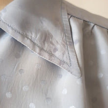 Load image into Gallery viewer, 1930s 1940s - Gorgeous Light Blue Satin Silk Blouse - Sz 42