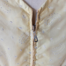 Charger l'image dans la galerie, 1940s - Delightful Yellow Pale Sheer Dress - W27 (68cm)