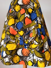Charger l'image dans la galerie, 1950s - Spectacular Abstract Barkcloth Dress - W24 (60cm)
