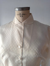 Charger l'image dans la galerie, 1950s - FRENCH DEADSTOCK - Rayon Silk Blouse - Sz 46