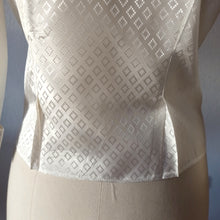 Charger l'image dans la galerie, 1950s - FRENCH DEADSTOCK - Rayon Silk Blouse - Sz 46