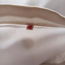 Charger l'image dans la galerie, 1950s - FRENCH DEADSTOCK - Black & White Cotton Blouse - Sz 46