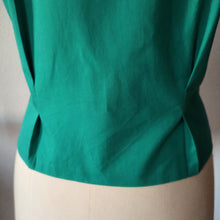 Charger l'image dans la galerie, 1950s - Fabulous Green Cotton Blouse - W33 (84cm)