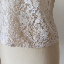 Load image into Gallery viewer, 1960s - Fabulous Jabot Collar Nylon Lace Blouse - Sz 42
