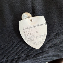 Charger l'image dans la galerie, 1950s 1960s - HEFSA, Spain - Size 5 - Deadstock Black Jumper