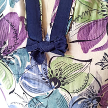 Cargar imagen en el visor de la galería, 1940s - Splendorous Floral Cold Rayon Dress - W30 (76cm)