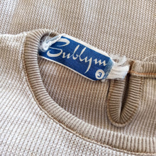 Charger l'image dans la galerie, 1960s - SUBLYM, Spain - Deadstock Beige Knit Top - Sz 3