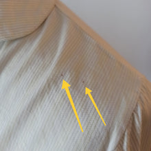 Charger l'image dans la galerie, 1950s - Lovely Striped Cotton Blouse - W29 (74cm)