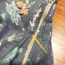 Cargar imagen en el visor de la galería, 1940s - Ultragorgeous Pigeon Blue Floral Rayon Dress - W28.5 (72cm)