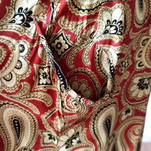 Cargar imagen en el visor de la galería, 1940s - Superb Tile Printed Rayon Dress - W28.5 (72cm)