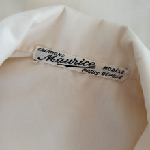 Charger l'image dans la galerie, 1940s 1950s - MAURICE-BOUSSAC, Paris - Barrel Buttons Blouse - W30 (76cm)