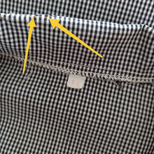 Charger l'image dans la galerie, 1950s - Gorgeous Black White Vichy Cotton Blouse - Sz 44