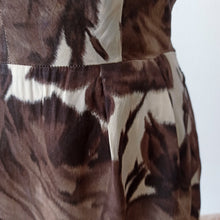 Charger l'image dans la galerie, 1950s - HADUCK MODELLE, Berlin - Stunning Roseprint Rayon Silk Dress - W29 (74cm)