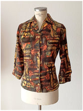 Charger l'image dans la galerie, 1960s - ARTVOSGES, France - Fabulous Abstract Blouse