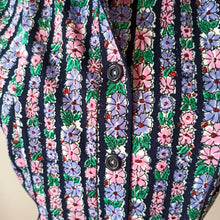 Laden Sie das Bild in den Galerie-Viewer, 1960s - Tricote de Luxe Floral Dress - Sz 44