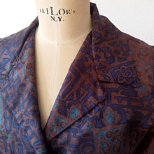 Charger l'image dans la galerie, 1950s 1960s - TRICEL, France - Exquisite Satin Jacket - W29 (74cm)