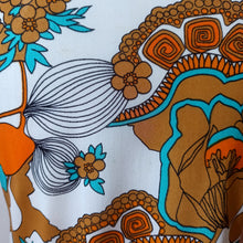 Load image into Gallery viewer, 1960s - Gorgeous Colors Summer Dress - Sz 42